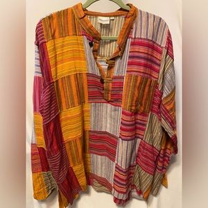 What’s Happenin’ long sleeve collared shirt | Large | Mens